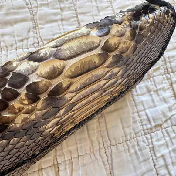 Genuine Snake Skin mini Wallet Purse NWT - Picture 3 of 11